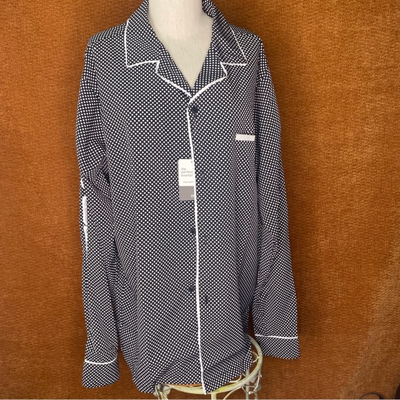 EPTM. Downtown Shirt Long Sleeve Polka Dot Shirt, Size L. - Picture 2 of 9